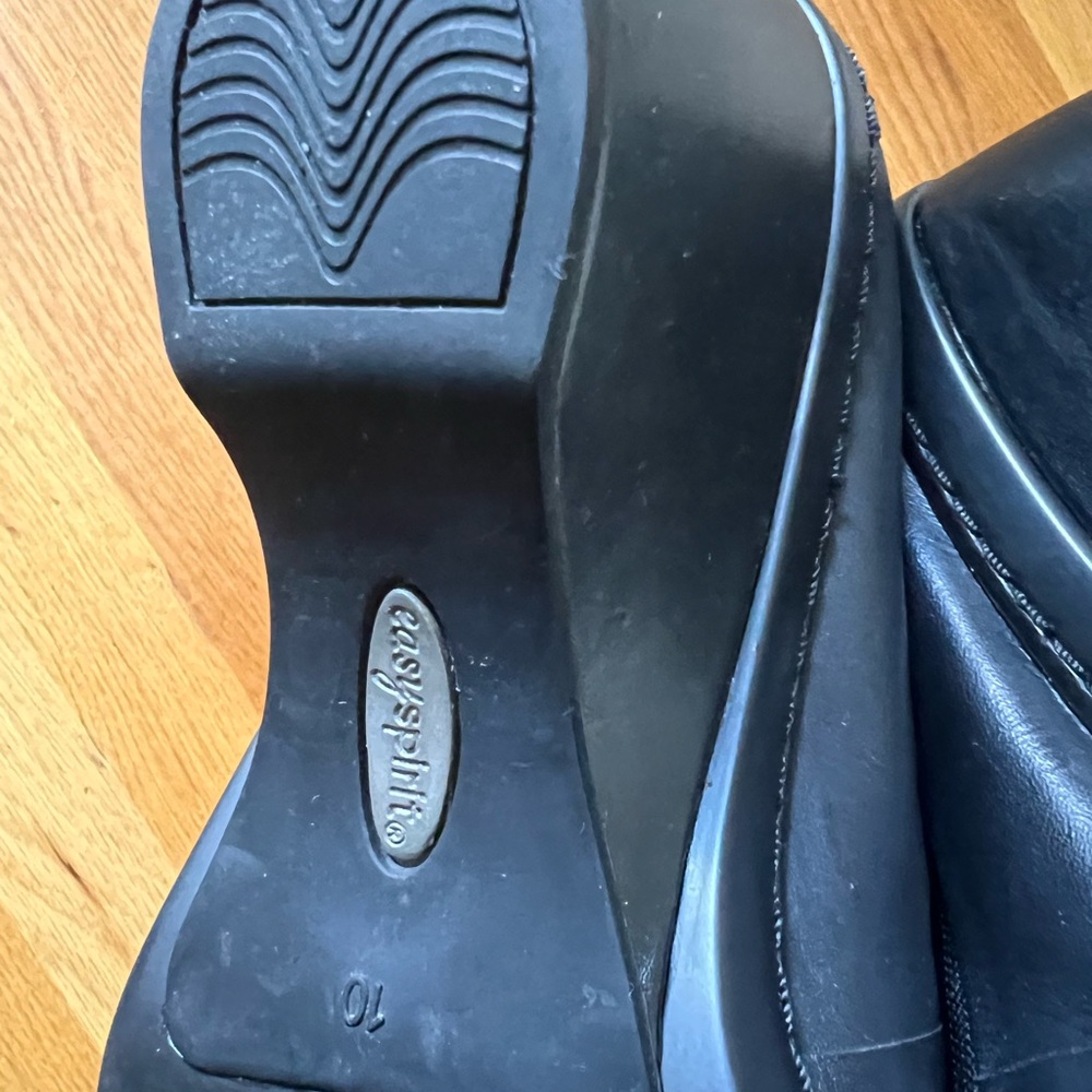Easy Spirit ESCAKE WALK Black Wedge Shoes 10M - Picture 3 of 5